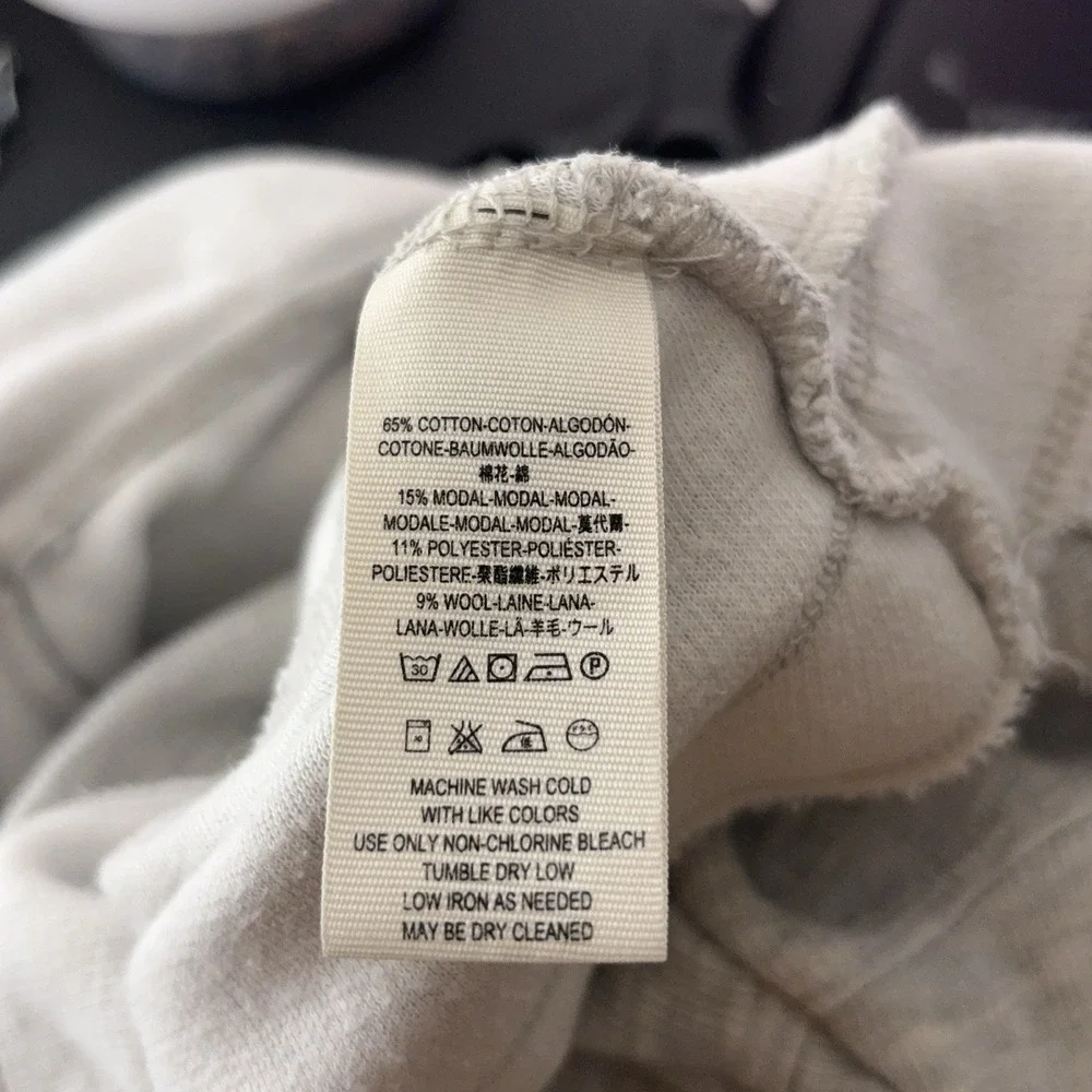 Free People Sydney Zip Hoodie Womens XS Gray Full Zip Hooded Sweatshirt Casual